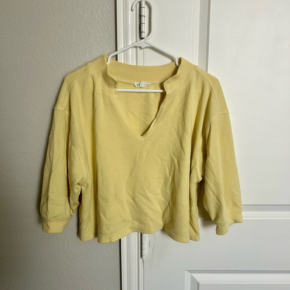 Blu Pepper Boutique Yellow Top
